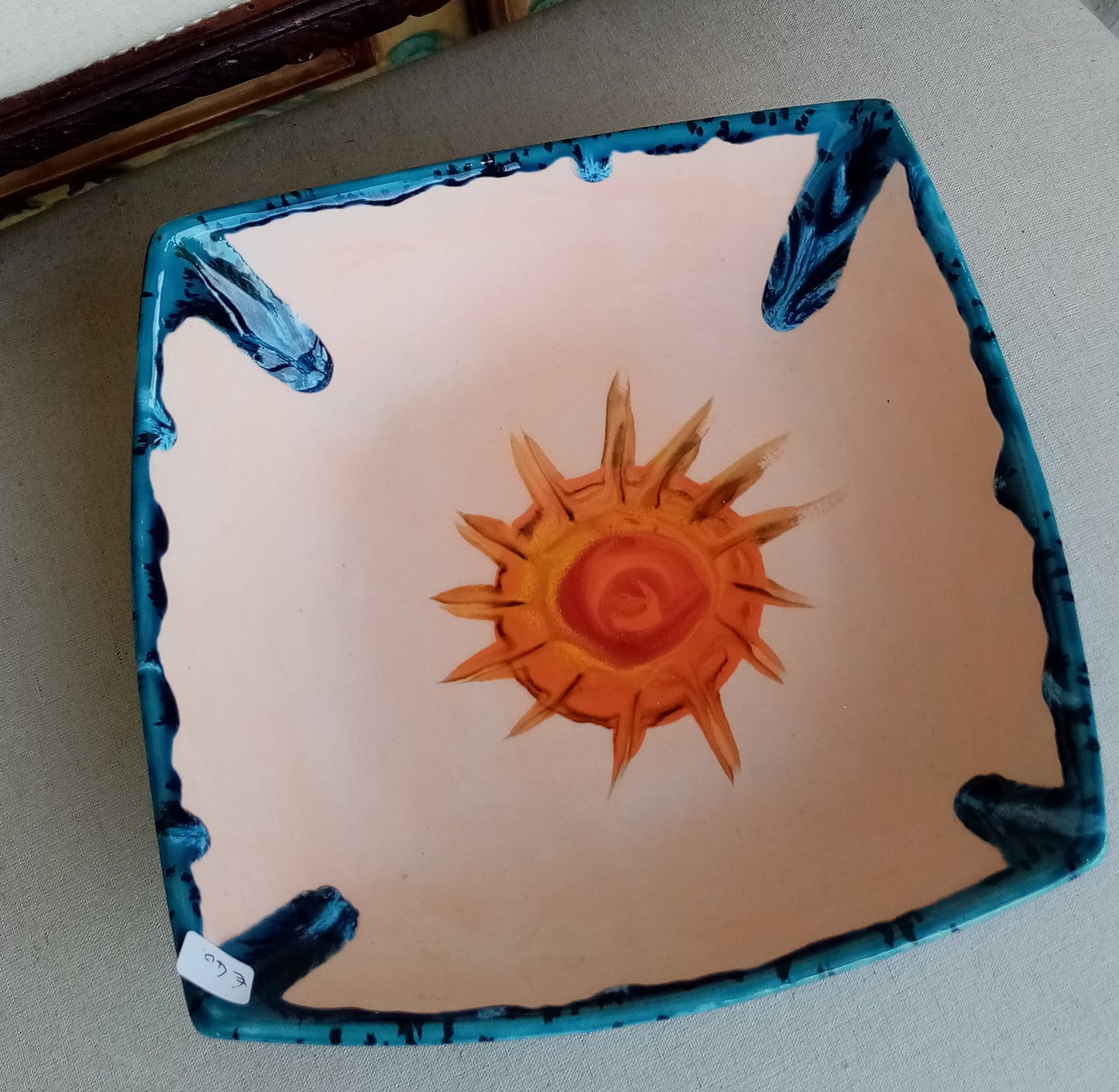 Piatti Ciotola Quadrati Farfalla e Sole (Venduti in coppia)