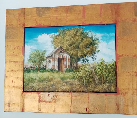 Prima della Vendemmia incorniciato, 67x54cm