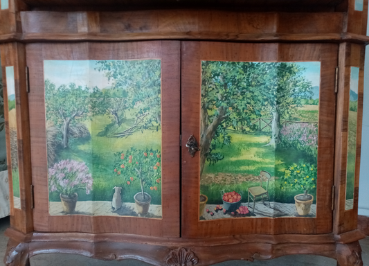 Secretaire Antico Inizi '900 – Mobile Decorato a Mano Unico