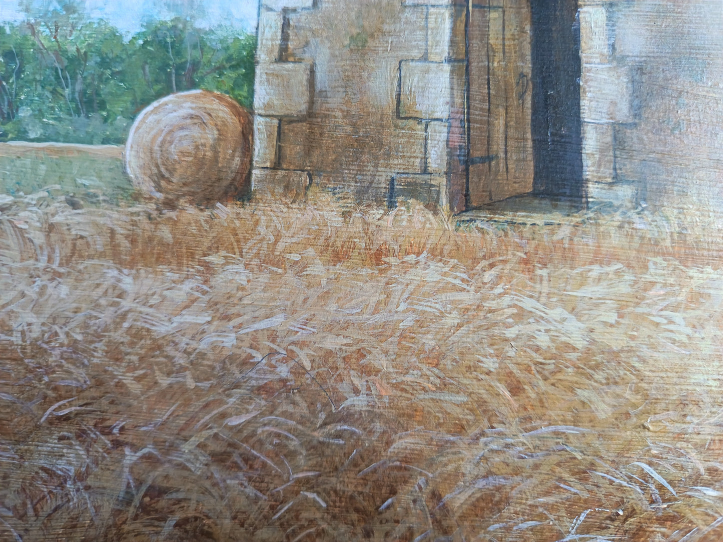 Tris di quadri in legno dipinti a mano – Lorenzo Usicco, poesia della Loira