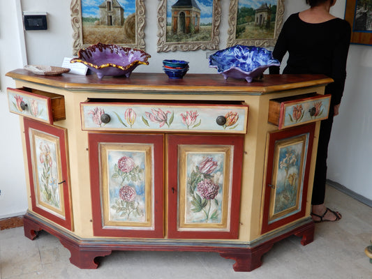 Credenzone Madia Stile Veneto -  Mobili decorati a mano