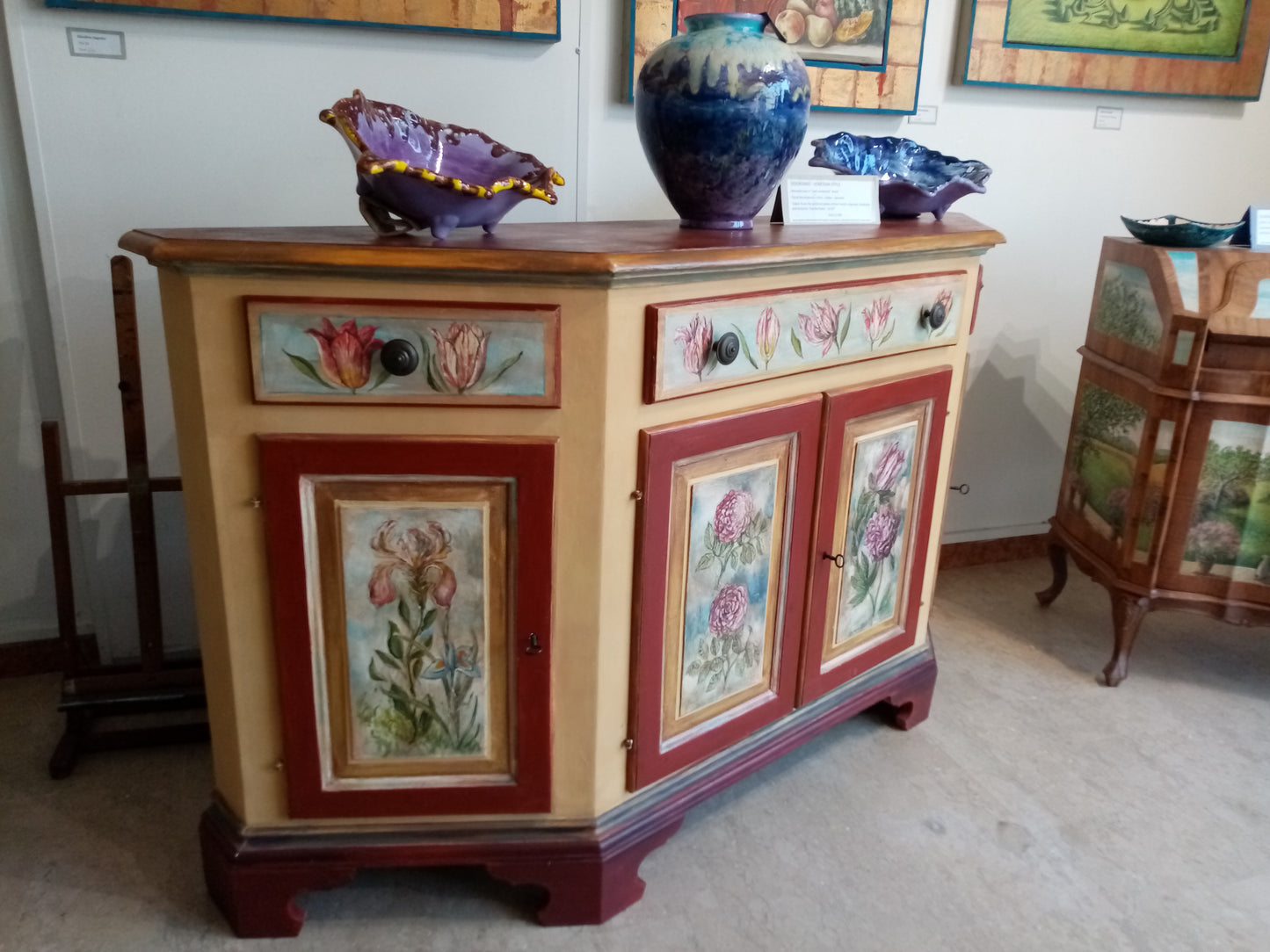 Credenzone Madia Stile Veneto -  Mobili decorati a mano