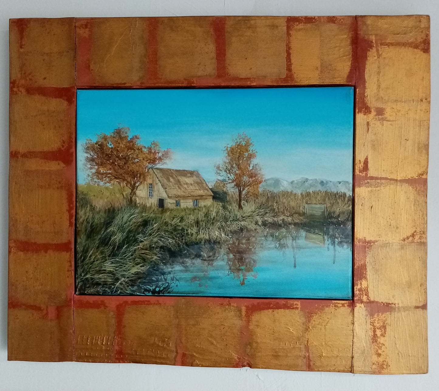 Le Montagne – Quadro originale di Lorenzo Usicco | Olio e Acrilico su Tela
