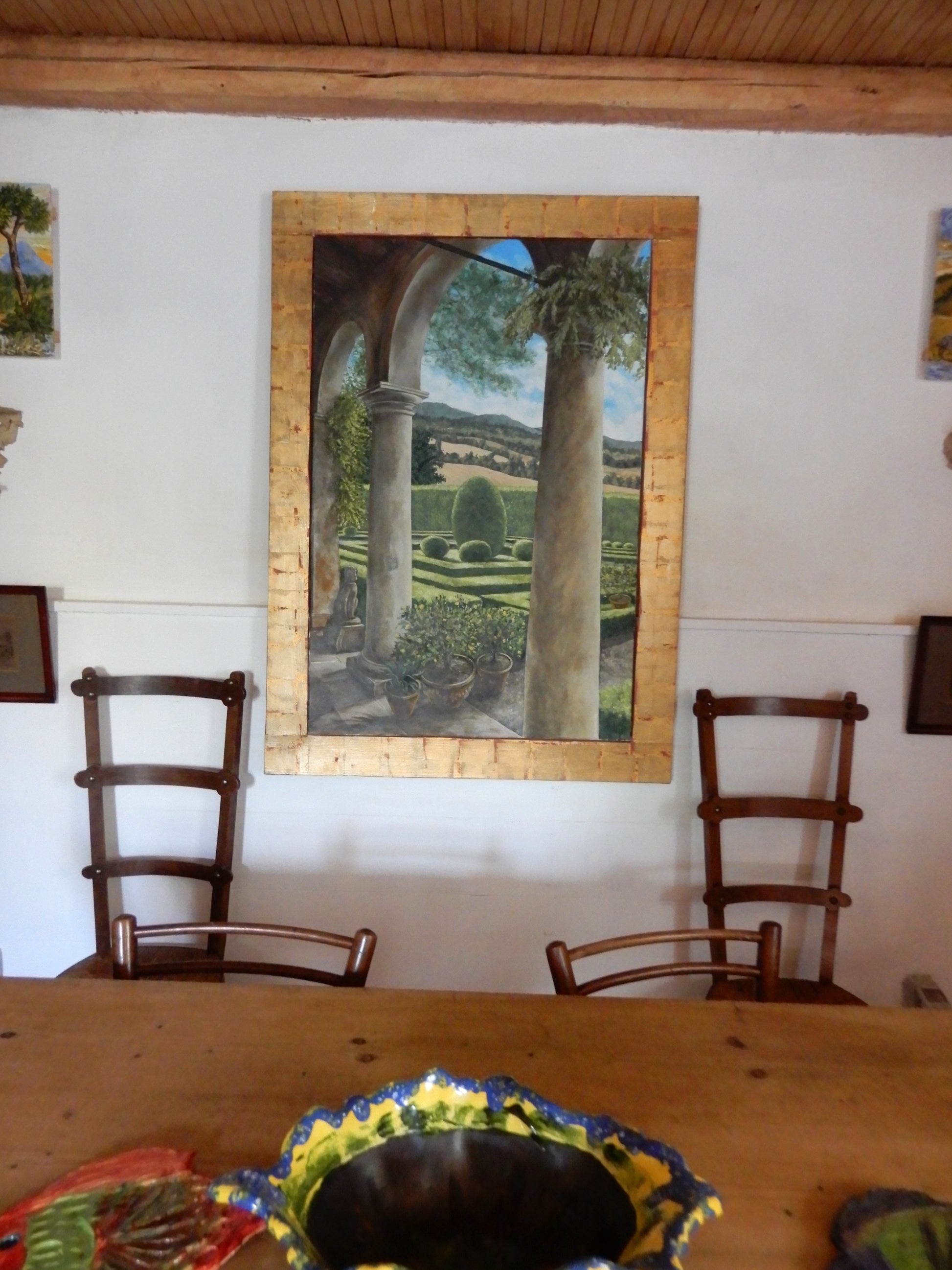 unique work of Italian art, interiors full of charm and elegance, opera di Lorenzo Usicco, tla originale di arte italiana, olio e acrilico , work by Lorenzo Usicco, the original of Italian art, oil and acrylic, œuvre de Lorenzo Usicco, l'original de l'art italien, huile et acrylique