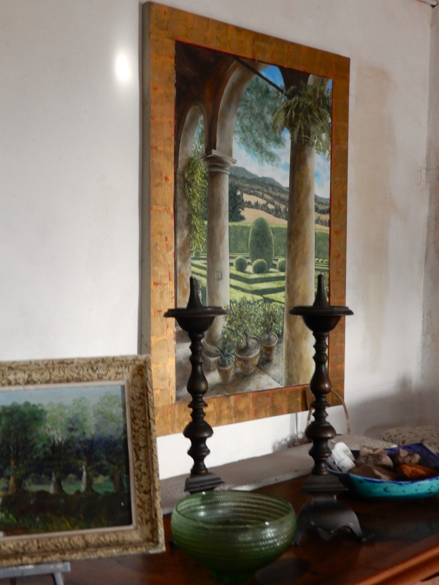 Sotto le Arcate - Olio e Acrilico su tela Opera di Lorenzo Usicco