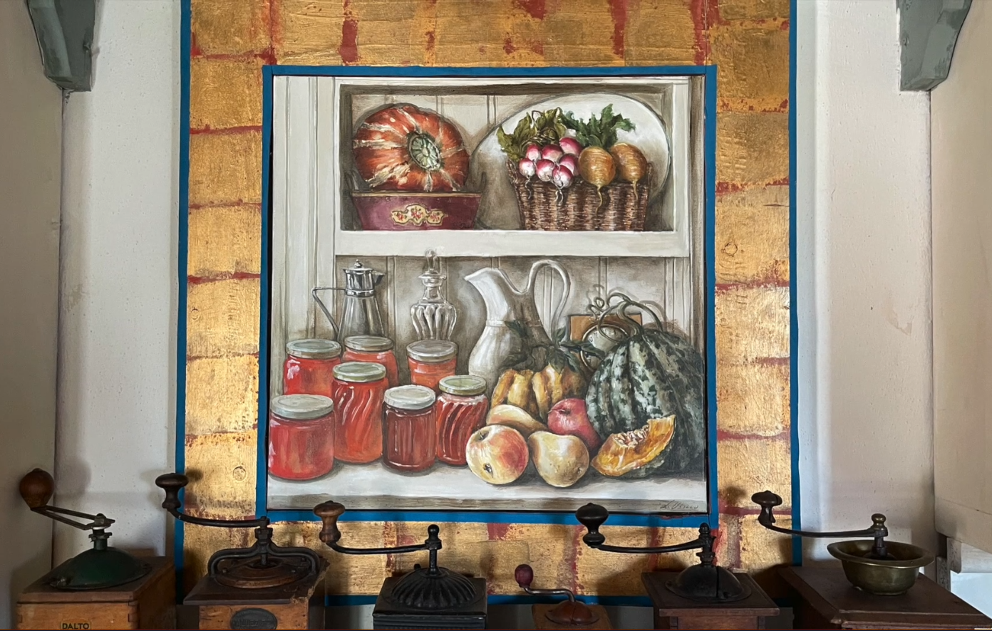 Quadro “Le Marmellate” di Lorenzo Usicco – Olio e Acrilico su Tela, Natura Morta contemporanea e figurativa