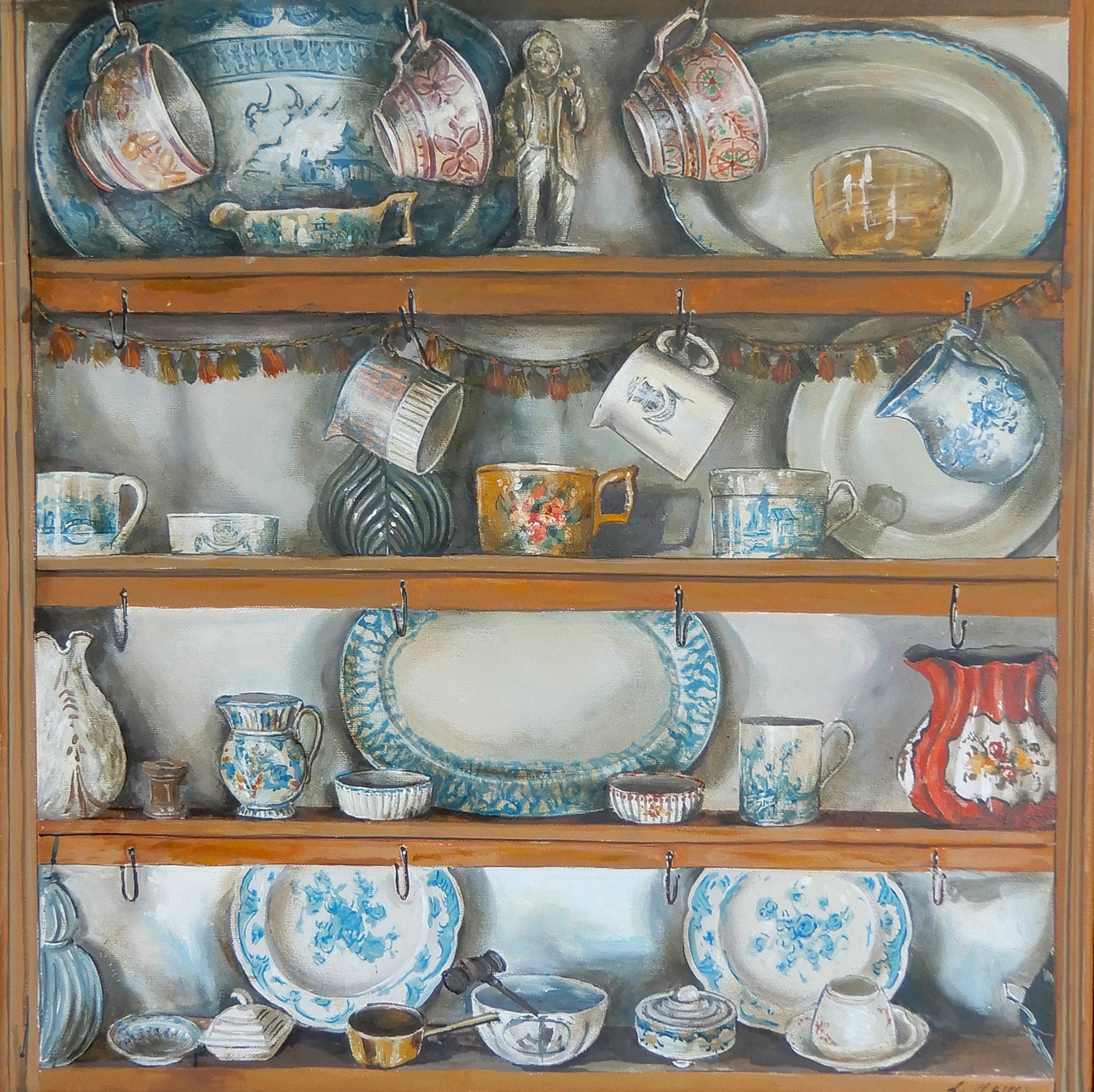 Quadro originale di Lorenzo Usicco arte contemporanea figurativa realizzata ad olio e acrilico su tela
