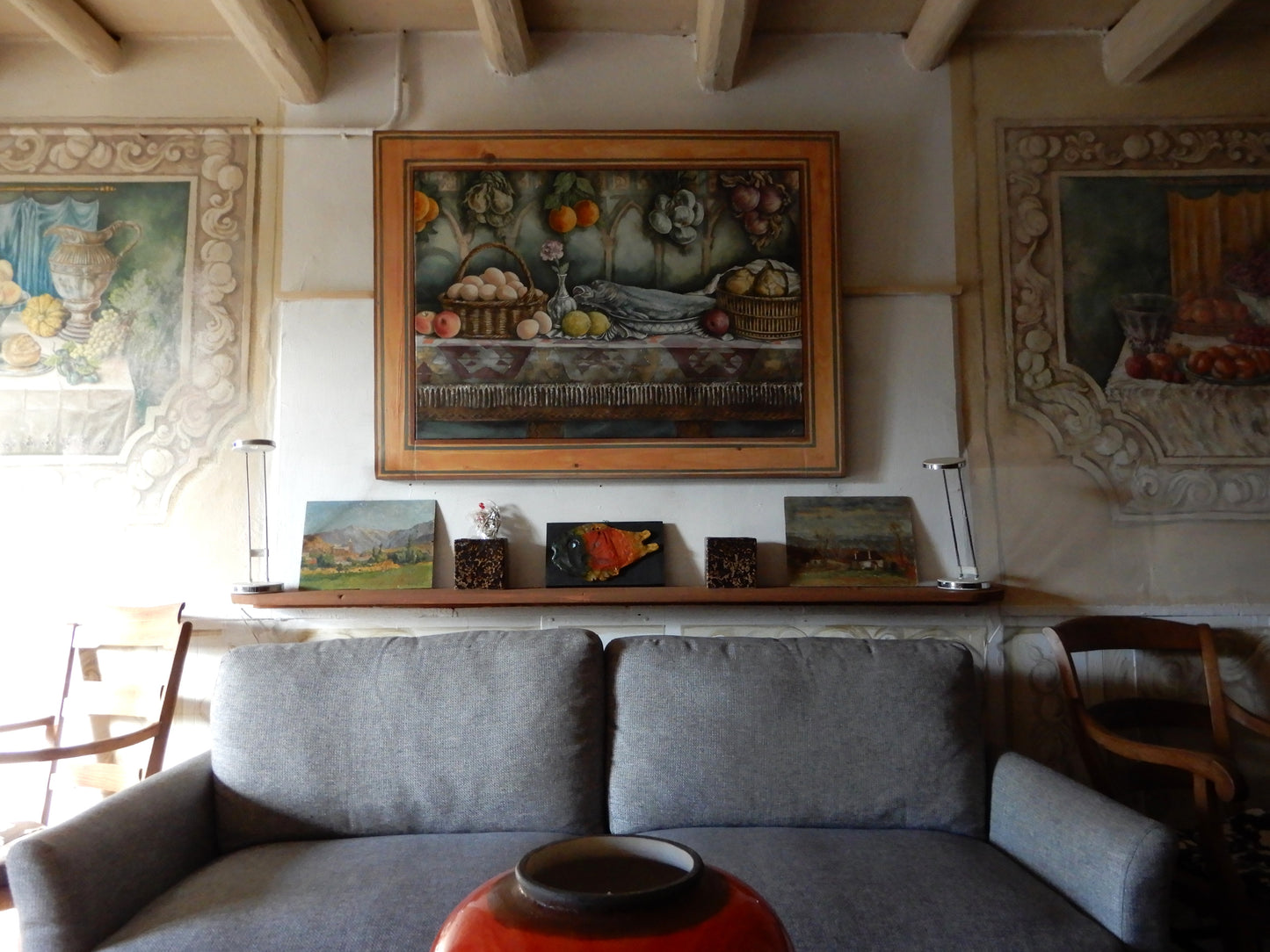 Quadro originale dipinto a mano, arte contemporanea  e figurativa con natura morta originale olio e acrilico 