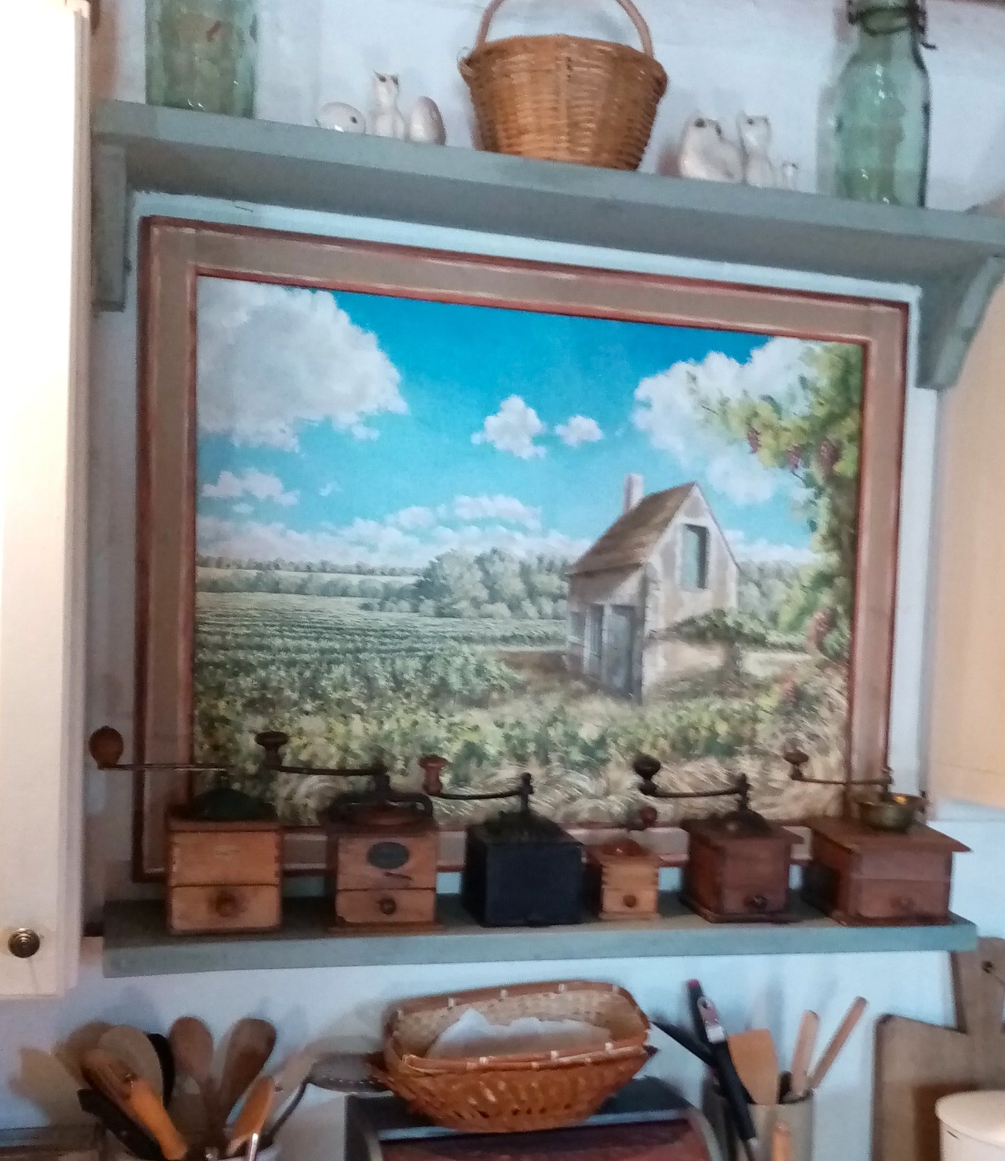 Cielo della Loira – Dipinto originale di Lorenzo Usicco | Olio e Acrilico su Tela, 80x60 cm