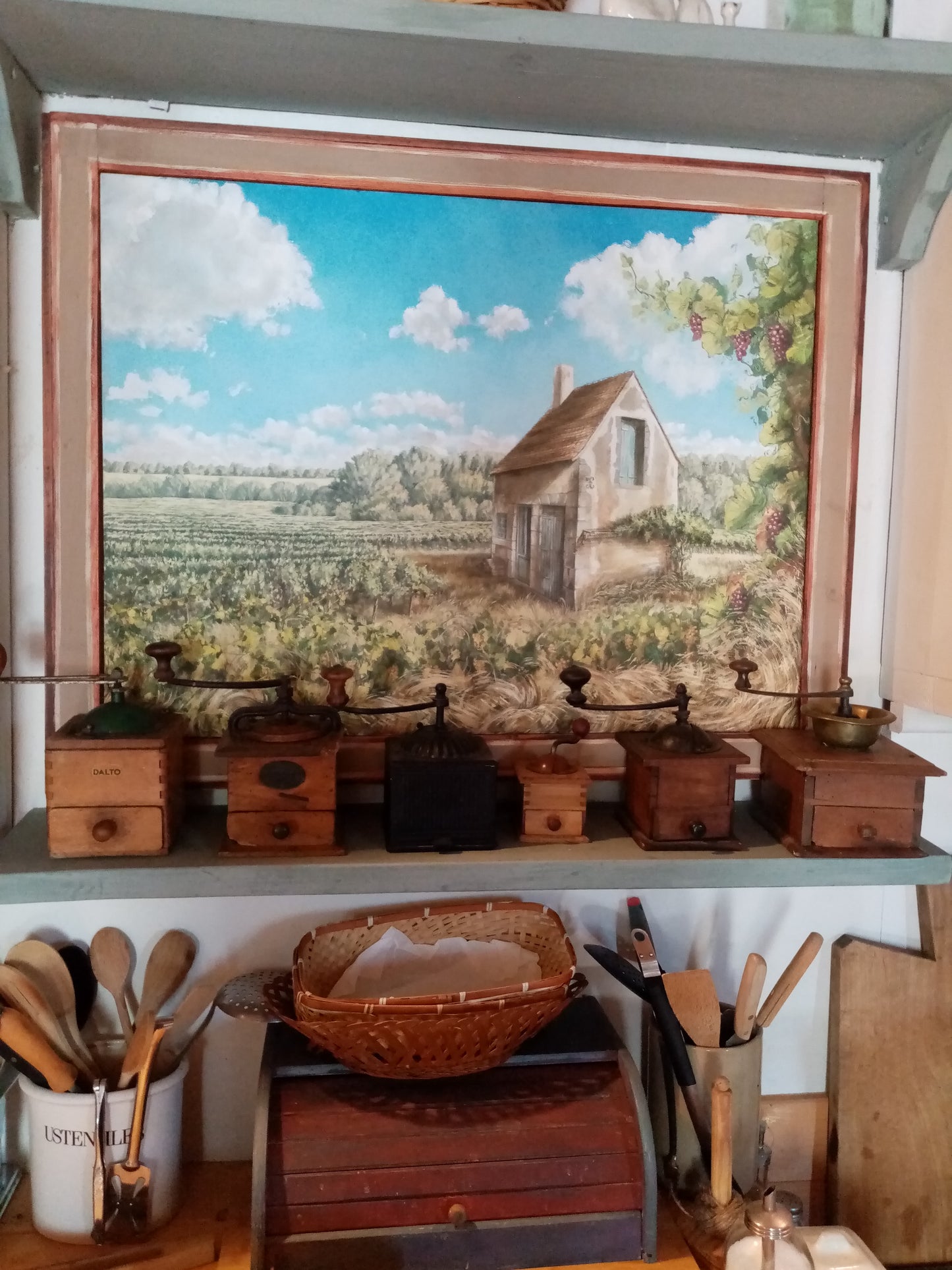 Cielo della Loira – Dipinto originale di Lorenzo Usicco | Olio e Acrilico su Tela, 80x60 cm