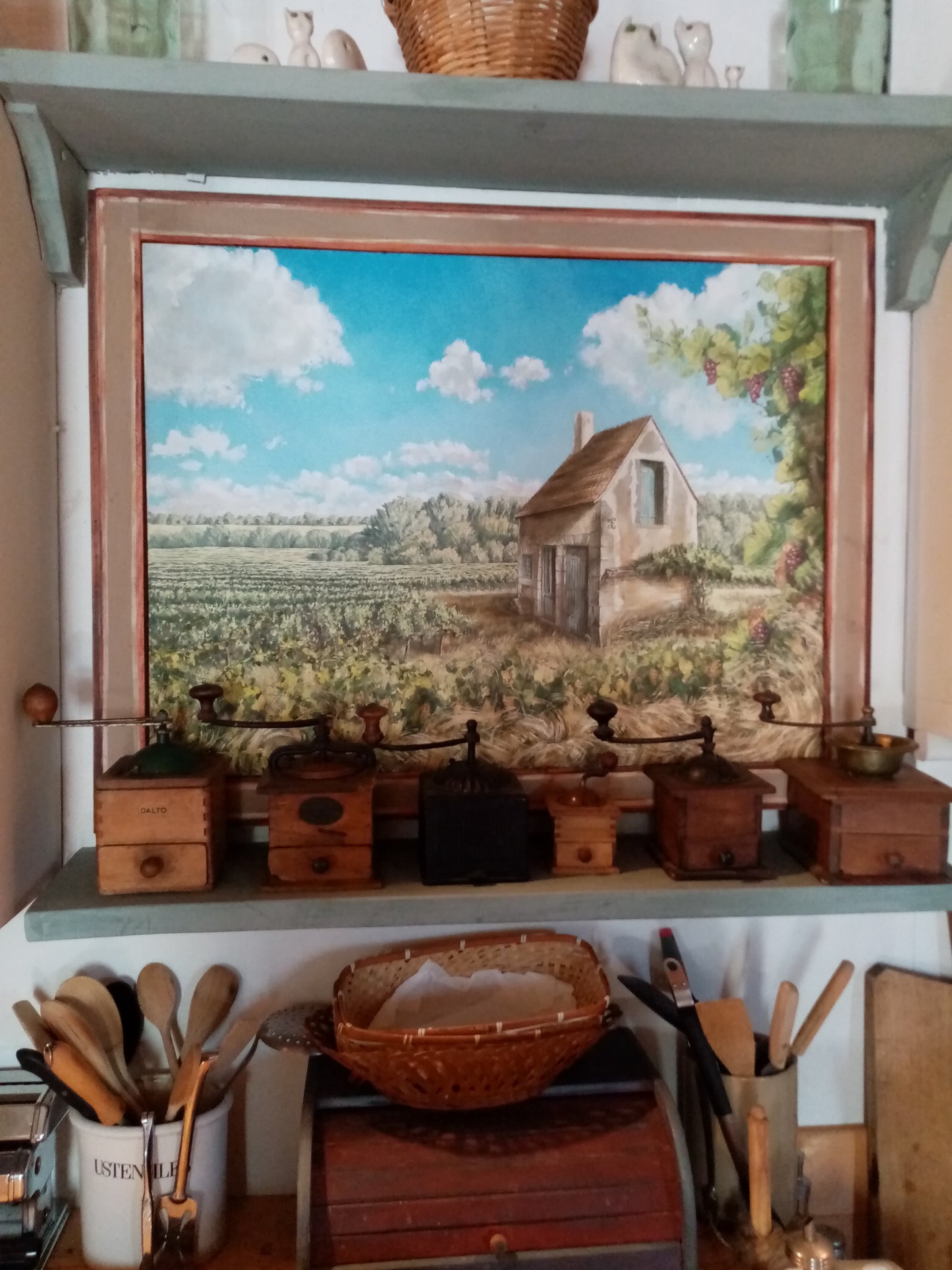 🔴 VENDUTO – Cielo della Loira – Quadro Dipinto a Mano su Tela – Opera Unica di Lorenzo Usicco