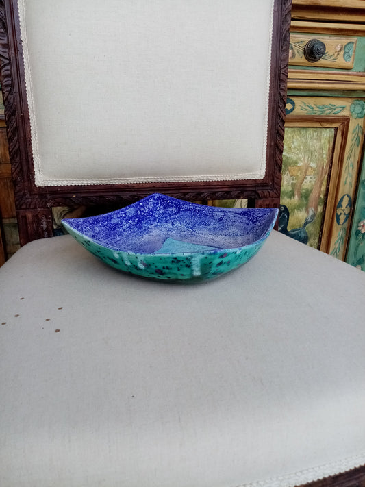 fatto completamente  a mano con due cotture a 1000°, ceramiche uniche, entirely handmade with two firings at 1000°, unique ceramics, arte e artigianato Italiano 