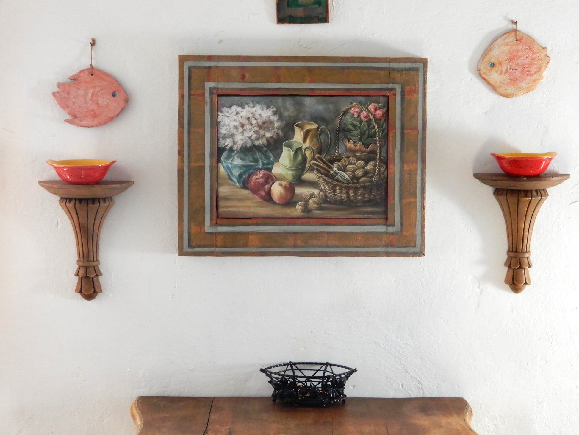 quadro, natura morta olio e acrilico dipinta a mano da Lorenzo Usicco, Casal dei Pruni Déco, arte figurativa contemporanea